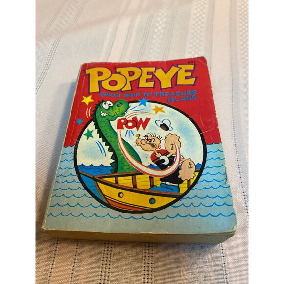 Vintage 1967 Big Little Books POPEYE; Ghost Ship to Treasure Island GUC - Picture 1 of 15